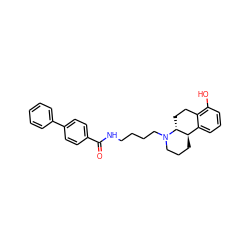 O=C(NCCCCN1CCC[C@@H]2c3cccc(O)c3CC[C@H]21)c1ccc(-c2ccccc2)cc1 ZINC000026724115