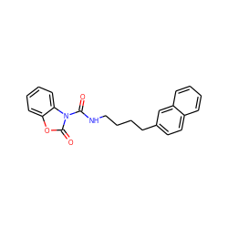 O=C(NCCCCc1ccc2ccccc2c1)n1c(=O)oc2ccccc21 ZINC000653790230