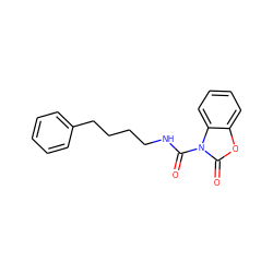 O=C(NCCCCc1ccccc1)n1c(=O)oc2ccccc21 ZINC000653793250