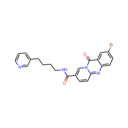 O=C(NCCCCc1cccnc1)c1ccc2nc3ccc(Br)cc3c(=O)n2c1 ZINC000029561697