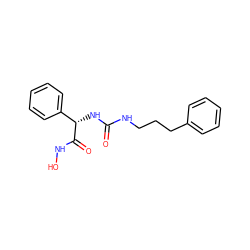 O=C(NCCCc1ccccc1)N[C@H](C(=O)NO)c1ccccc1 ZINC000095559762