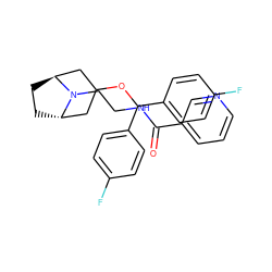O=C(NCCN1[C@H]2CC[C@H]1CC(OC(c1ccc(F)cc1)c1ccc(F)cc1)C2)c1cccnc1 ZINC000100877545