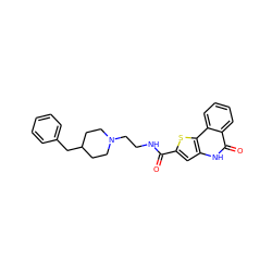 O=C(NCCN1CCC(Cc2ccccc2)CC1)c1cc2[nH]c(=O)c3ccccc3c2s1 ZINC001772604345