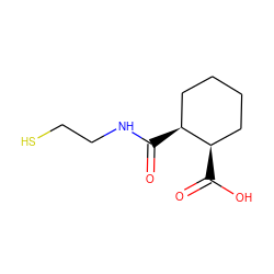 O=C(NCCS)[C@H]1CCCC[C@H]1C(=O)O ZINC000013826118