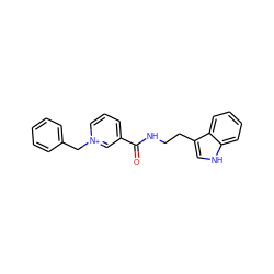 O=C(NCCc1c[nH]c2ccccc12)c1ccc[n+](Cc2ccccc2)c1 ZINC000473159844