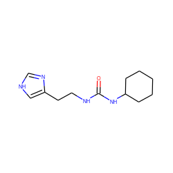 O=C(NCCc1c[nH]cn1)NC1CCCCC1 ZINC000006694497