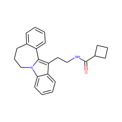 O=C(NCCc1c2n(c3ccccc13)CCCc1ccccc1-2)C1CCC1 ZINC000013494179