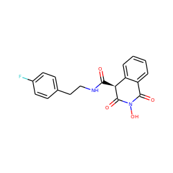 O=C(NCCc1ccc(F)cc1)[C@@H]1C(=O)N(O)C(=O)c2ccccc21 ZINC000103138289