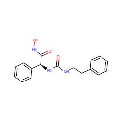 O=C(NCCc1ccccc1)N[C@H](C(=O)NO)c1ccccc1 ZINC000095564046