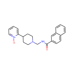 O=C(NCN1CCC(c2cccc[n+]2[O-])CC1)c1ccc2ccccc2c1 ZINC000038149977