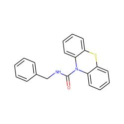 O=C(NCc1ccccc1)N1c2ccccc2Sc2ccccc21 ZINC000000091218