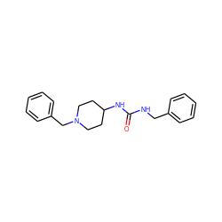 O=C(NCc1ccccc1)NC1CCN(Cc2ccccc2)CC1 ZINC000013799185