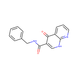 O=C(NCc1ccccc1)c1c[nH]c2ncccc2c1=O ZINC000028523522