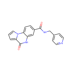 O=C(NCc1ccncc1)c1ccc2c(c1)[nH]c(=O)c1cccn12 ZINC000043014420