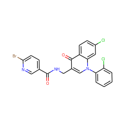 O=C(NCc1cn(-c2ccccc2Cl)c2cc(Cl)ccc2c1=O)c1ccc(Br)nc1 ZINC000096170193