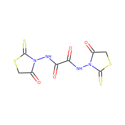 O=C(NN1C(=O)CSC1=S)C(=O)NN1C(=O)CSC1=S ZINC000003238237