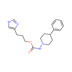 O=C(NN1CCC(c2ccccc2)CC1)OCCCc1c[nH]cn1 ZINC000036289068