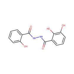 O=C(NNC(=O)c1cccc(O)c1O)c1ccccc1O ZINC000028966849