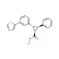 O=C(NO)[C@@H]1[C@H](c2ccccc2)[C@H]1c1cccc(-c2cnco2)c1 ZINC000103251565