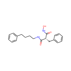 O=C(NO)[C@H](Cc1ccccc1)C(=O)NCCCCc1ccccc1 ZINC000035270453