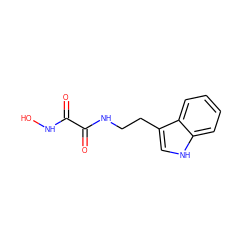 O=C(NO)C(=O)NCCc1c[nH]c2ccccc12 ZINC000013439922