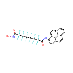 O=C(NO)C(F)(F)C(F)(F)C(F)(F)C(F)(F)C(F)(F)C(F)(F)C(=O)Nc1ccc2ccc3cccc4ccc1c2c34 ZINC000082158497