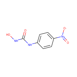 O=C(NO)Nc1ccc([N+](=O)[O-])cc1 ZINC000005007886