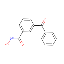 O=C(NO)c1cccc(C(=O)c2ccccc2)c1 ZINC000028108876