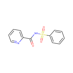 O=C(NS(=O)(=O)c1ccccc1)c1ccccn1 ZINC000073161713