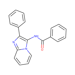 O=C(Nc1c(-c2ccccc2)nc2ccccn12)c1ccccc1 ZINC000000193750