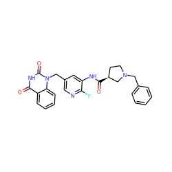 O=C(Nc1cc(Cn2c(=O)[nH]c(=O)c3ccccc32)cnc1F)[C@H]1CCN(Cc2ccccc2)C1 ZINC001772657874