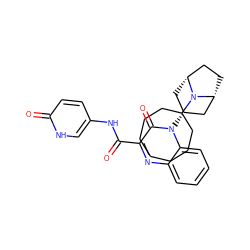 O=C(Nc1ccc(=O)[nH]c1)c1nc2ccccc2n([C@@H]2C[C@@H]3CC[C@H](C2)N3C2CCCCCCC2)c1=O ZINC000114712418