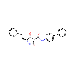 O=C(Nc1ccc(-c2ccccc2)cc1)C1C(=O)N[C@@H](CCc2ccccc2)C1=O ZINC000029127001