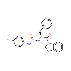 O=C(Nc1ccc(Br)cc1)N[C@@H](Cc1ccccc1)C(=O)N1CCc2ccccc21 ZINC000033127973