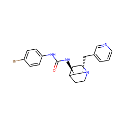 O=C(Nc1ccc(Br)cc1)N[C@@H]1C2CCN(CC2)[C@H]1Cc1cccnc1 ZINC000034046348