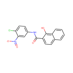 O=C(Nc1ccc(Cl)c([N+](=O)[O-])c1)c1ccc2ccccc2c1O ZINC000000353954