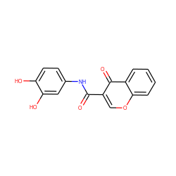 O=C(Nc1ccc(O)c(O)c1)c1coc2ccccc2c1=O ZINC000072113007