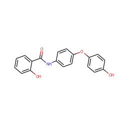 O=C(Nc1ccc(Oc2ccc(O)cc2)cc1)c1ccccc1O ZINC000096285802