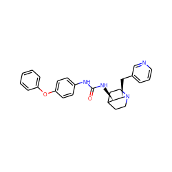 O=C(Nc1ccc(Oc2ccccc2)cc1)N[C@@H]1C2CCN(CC2)[C@@H]1Cc1cccnc1 ZINC000028523824