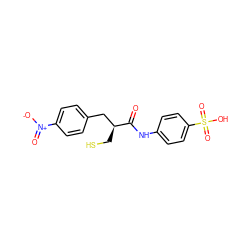 O=C(Nc1ccc(S(=O)(=O)O)cc1)[C@@H](CS)Cc1ccc([N+](=O)[O-])cc1 ZINC000013449818