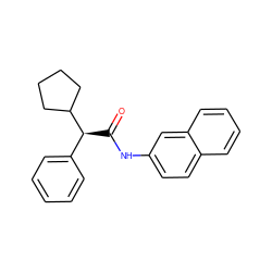 O=C(Nc1ccc2ccccc2c1)[C@@H](c1ccccc1)C1CCCC1 ZINC000002198011