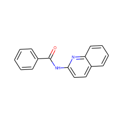 O=C(Nc1ccc2ccccc2n1)c1ccccc1 ZINC000000152092