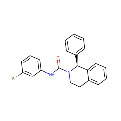 O=C(Nc1cccc(Br)c1)N1CCc2ccccc2[C@@H]1c1ccccc1 ZINC001772607400