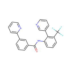 O=C(Nc1cccc(C(F)(F)F)c1-c1cccnc1)c1cccc(-c2ccccn2)c1 ZINC001772604316