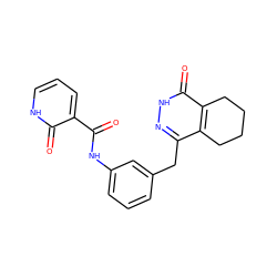 O=C(Nc1cccc(Cc2n[nH]c(=O)c3c2CCCC3)c1)c1ccc[nH]c1=O ZINC000169207895