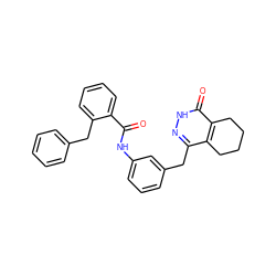 O=C(Nc1cccc(Cc2n[nH]c(=O)c3c2CCCC3)c1)c1ccccc1Cc1ccccc1 ZINC000168447303