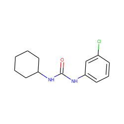 O=C(Nc1cccc(Cl)c1)NC1CCCCC1 ZINC000000201053