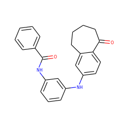 O=C(Nc1cccc(Nc2ccc3c(c2)CCCCC3=O)c1)c1ccccc1 ZINC000095578116