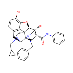 O=C(Nc1ccccc1)[C@@H]1N(Cc2ccccc2)[C@@]23CC[C@]1(O)[C@@H]1Oc4c(O)ccc5c4[C@@]12CCN(CC1CC1)[C@@H]3C5 ZINC000096924005