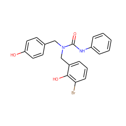 O=C(Nc1ccccc1)N(Cc1ccc(O)cc1)Cc1cccc(Br)c1O ZINC000045335417